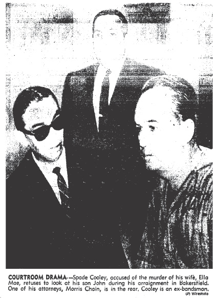 Spade Cooley at his arraignment