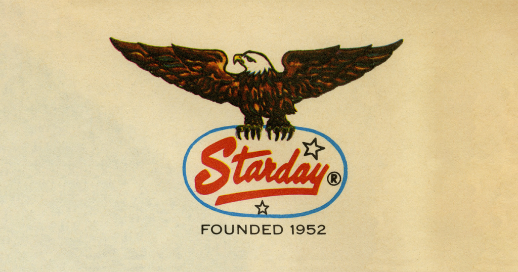 Starday Records eagle logo banner size