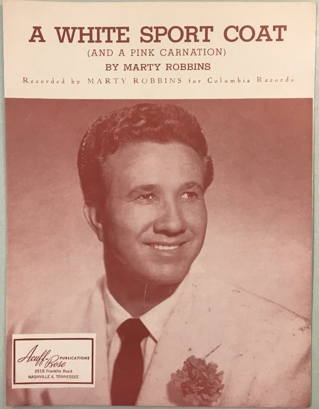 Marty Robbins White Sport Coat