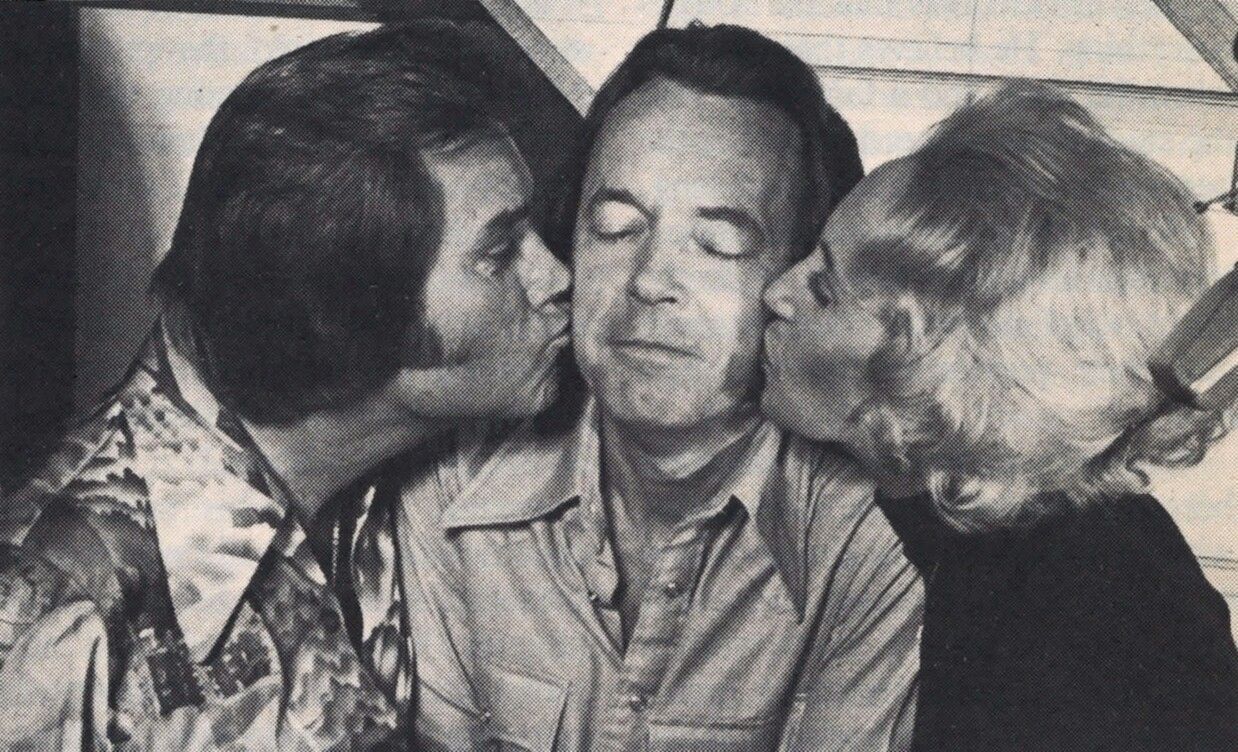 George and Tammy Kissing Billy Sherrill