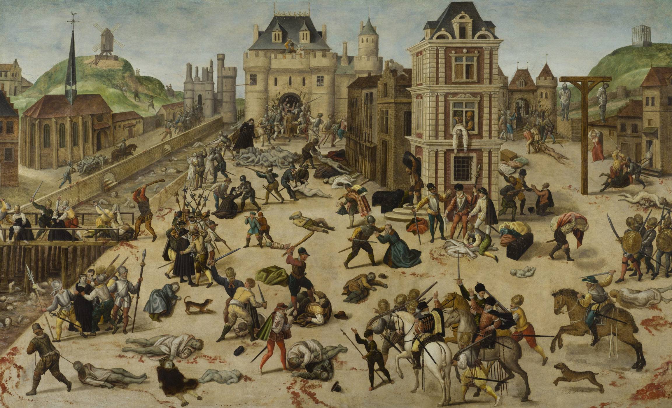 St. Bartholomew's Day Massacre by Francois Dubois