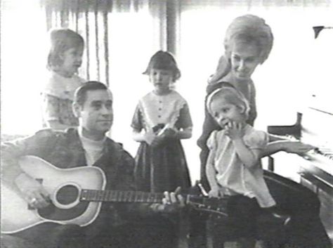 George & Tammy playing music for her daughters