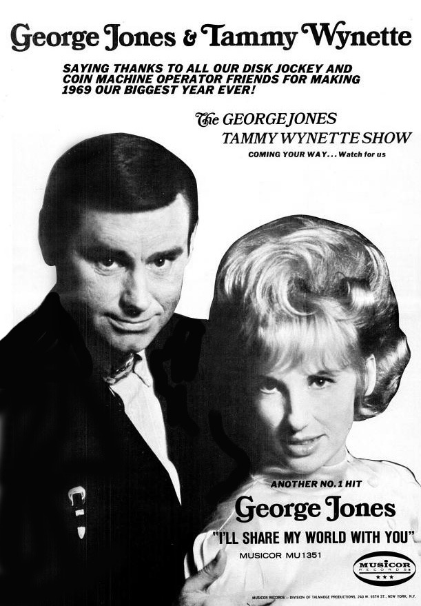 George Jones & Tammy Wynette I'll Share My World with You ad