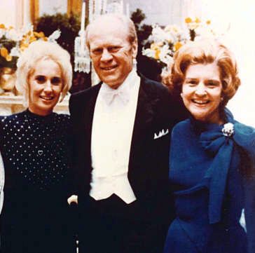 Tammy Wynette with Gerald and Betty Ford