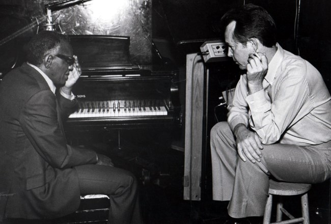 Ray Charles & Billy Sherrill in the studio